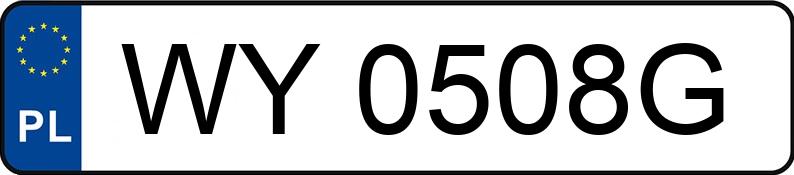 Numer rejestracyjny WY 0508G posiada MAN TGX - WY0508G