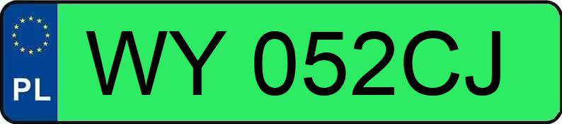 Numer rejestracyjny WY 052CJ posiada BMW IX3 - WY052CJ