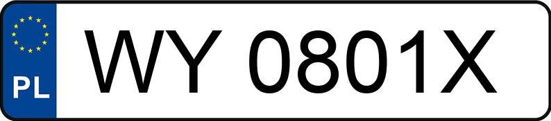 Numer rejestracyjny WY 0801X posiada CHEVROLET EPICA - WY0801X Numer rejestracyjny WY 0801X posiada CHEVROLET EPICA - WY0801X