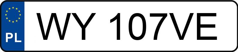 Numer rejestracyjny WY 107VE posiada FORD FOCUS - WY107VE