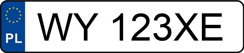 Numer rejestracyjny WY 123XE posiada VOLVO XC 40 2.0 B3 MILD HYBRID MR`22 E6d Ultimate Dark Getr - WY123XE