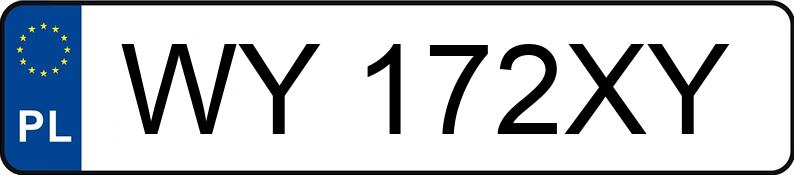 Numer rejestracyjny WY 172XY posiada AUDI A5 - WY172XY
