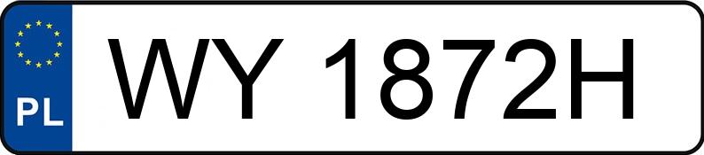 Numer rejestracyjny WY 1872H posiada SUZUKI GRAND VITARA - WY1872H Numer rejestracyjny WY 1872H posiada SUZUKI GRAND VITARA - WY1872H