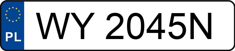 Numer rejestracyjny WY 2045N posiada HYUNDAI i30 1.6 CRDi MR`20 E6 Comfort - WY2045N