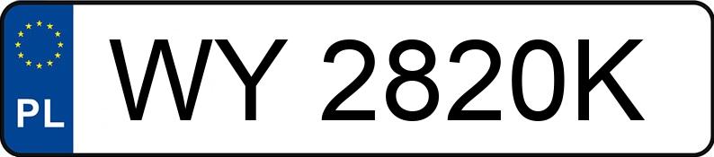Numer rejestracyjny WY 2820K posiada BMW 316 - WY2820K Numer rejestracyjny WY 2820K posiada BMW 316 - WY2820K