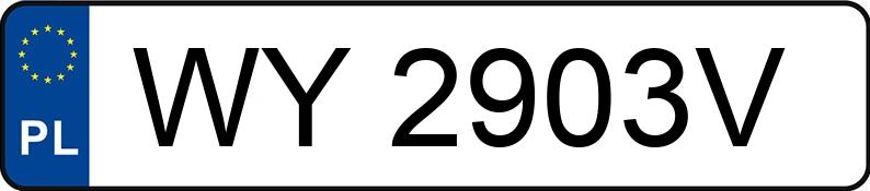 Numer rejestracyjny WY 2903V posiada MAZDA 3 - 2.0 MR`09 E5 Sport - WY2903V Numer rejestracyjny WY 2903V posiada MAZDA 3 - 2.0 MR`09 E5 Sport - WY2903V