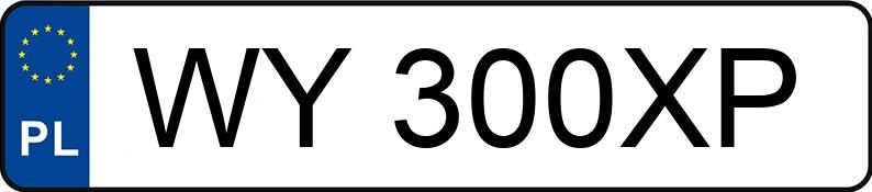 Numer rejestracyjny WY 300XP posiada BMW XM LABEL - WY300XP