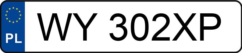 Numer rejestracyjny WY 302XP posiada BMW 330D - WY302XP