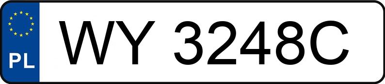 Numer rejestracyjny WY 3248C posiada HONDA ACCORD SEDAN - WY3248C