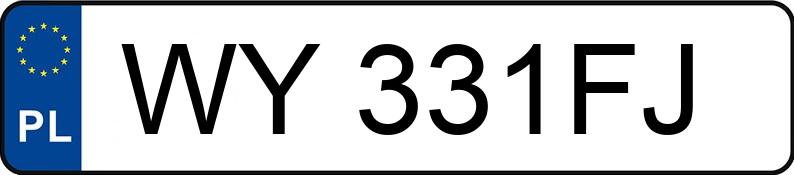 Numer rejestracyjny WY 331FJ posiada BMW 320D XDRIVE - WY331FJ