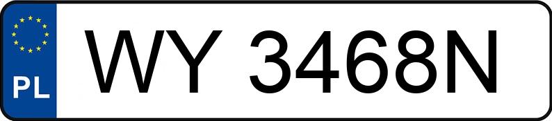 Numer rejestracyjny WY 3468N posiada FORD S-MAX - WY3468N Numer rejestracyjny WY 3468N posiada FORD S-MAX - WY3468N