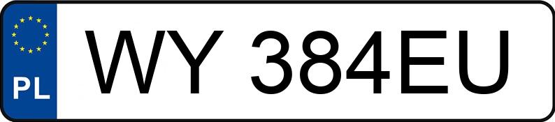 Numer rejestracyjny WY 384EU posiada MG MG3 HYBRID+ - WY384EU Numer rejestracyjny WY 384EU posiada MG MG3 HYBRID+ - WY384EU