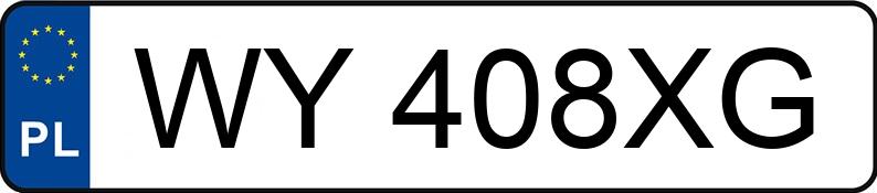 Numer rejestracyjny WY 408XG posiada FORD GRAND C-MAX - WY408XG