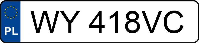 Numer rejestracyjny WY 418VC posiada SKODA OCTAVIA - WY418VC Numer rejestracyjny WY 418VC posiada SKODA OCTAVIA - WY418VC