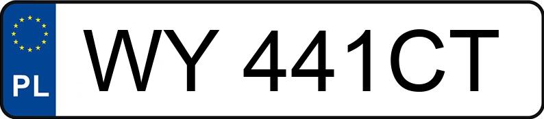 Numer rejestracyjny WY 441CT posiada TOYOTA Corolla 1.5 MR`23 E6d - WY441CT