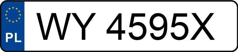 Numer rejestracyjny WY 4595X posiada BMW 316 Touring Diesel MR`16 E6 F31 316 Touring Diesel MR`16 E6 F31 - WY4595X