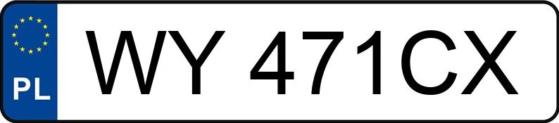 Numer rejestracyjny WY 471CX posiada VOLKSWAGEN GOLF - WY471CX Numer rejestracyjny WY 471CX posiada VOLKSWAGEN GOLF - WY471CX
