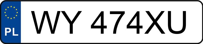 Numer rejestracyjny WY 474XU posiada RENAULT CLIO - WY474XU