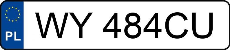 Numer rejestracyjny WY 484CU posiada TOYOTA PRIUS PLUS - WY484CU