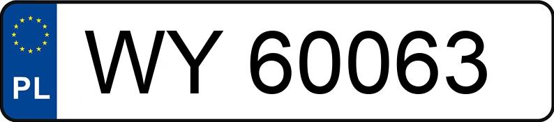 Numer rejestracyjny WY 60063 posiada MERCEDES-BENZ E 320 Kat. MR`02 E3 211 Elegance - WY60063