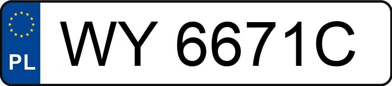 Numer rejestracyjny WY 6671C posiada FSM 126p FL 650 Elegant - WY6671C Numer rejestracyjny WY 6671C posiada FSM 126p FL 650 Elegant - WY6671C