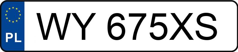 Numer rejestracyjny WY 675XS posiada RENAULT CLIO - WY675XS Numer rejestracyjny WY 675XS posiada RENAULT CLIO - WY675XS
