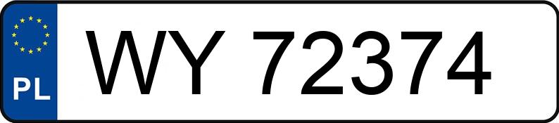 Numer rejestracyjny WY 72374 posiada RENAULT LAGUNA - WY72374 Numer rejestracyjny WY 72374 posiada RENAULT LAGUNA - WY72374