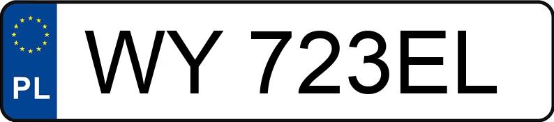Numer rejestracyjny WY 723EL posiada FORD FOCUS - WY723EL