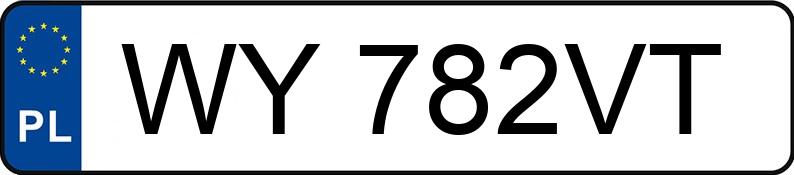 Numer rejestracyjny WY 782VT posiada TOYOTA COROLLA VERSO - WY782VT