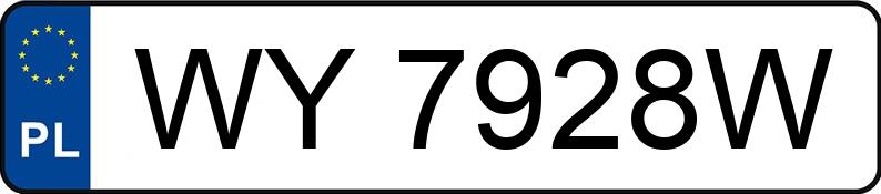 Numer rejestracyjny WY 7928W posiada VOLKSWAGEN GOLF III 1.9 TD - WY7928W