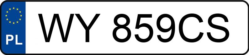 Numer rejestracyjny WY 859CS posiada TOYOTA TOYOTA YARIS CROSS - WY859CS