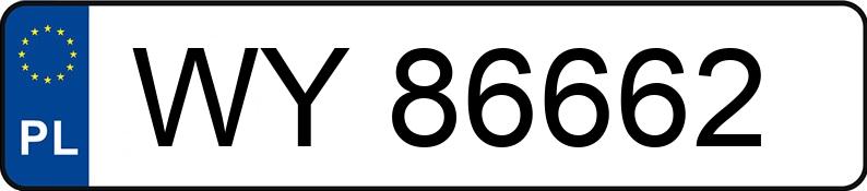 Numer rejestracyjny WY 86662 posiada SKODA Fabia 1.4 MR`99 E3 Fresh - WY86662