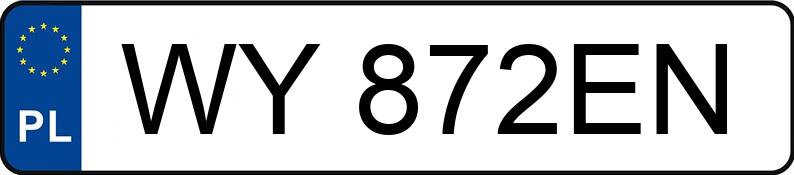 Numer rejestracyjny WY 872EN posiada BMW X3 XDRIVE20D - WY872EN Numer rejestracyjny WY 872EN posiada BMW X3 XDRIVE20D - WY872EN