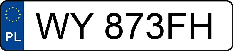 Numer rejestracyjny WY 873FH posiada BMW 520i MR`23 E6d/e G60 - WY873FH