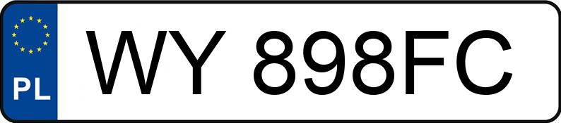 Numer rejestracyjny WY 898FC posiada SUZUKI SWIFT - WY898FC Numer rejestracyjny WY 898FC posiada SUZUKI SWIFT - WY898FC