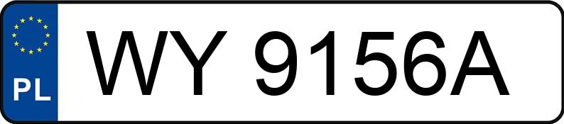 Numer rejestracyjny WY 9156A posiada TOYOTA YARIS-TMPL - WY9156A