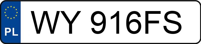 Реєстраційний номер WY 916FS має SKODA OCTAVIA NX - WY916FS Реєстраційний номер WY 916FS має SKODA OCTAVIA NX - WY916FS