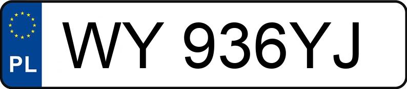 Numer rejestracyjny WY 936YJ posiada BMW 740D XDRIVE - WY936YJ Numer rejestracyjny WY 936YJ posiada BMW 740D XDRIVE - WY936YJ