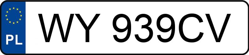 Numer rejestracyjny WY 939CV posiada HYUNDAI i30 1.4 MR`10 E5 Base - WY939CV Numer rejestracyjny WY 939CV posiada HYUNDAI i30 1.4 MR`10 E5 Base - WY939CV