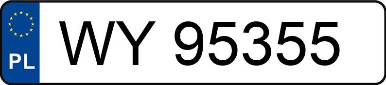 Numer rejestracyjny WY 95355 posiada TOYOTA COROLLA - WY95355 Numer rejestracyjny WY 95355 posiada TOYOTA COROLLA - WY95355
