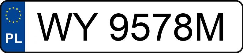Numer rejestracyjny WY 9578M posiada OPEL INSIGNIA GRAND SPORT - WY9578M Numer rejestracyjny WY 9578M posiada OPEL INSIGNIA GRAND SPORT - WY9578M