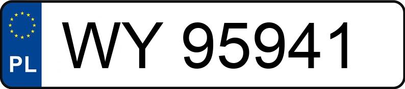 Numer rejestracyjny WY 95941 posiada SUBARU IMPREZA - WY95941 Numer rejestracyjny WY 95941 posiada SUBARU IMPREZA - WY95941