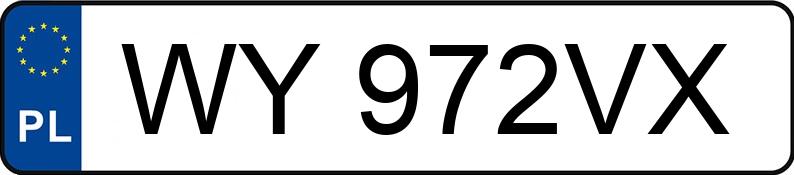 Numer rejestracyjny WY 972VX posiada FORD FOCUS 1.6 TDCI - WY972VX