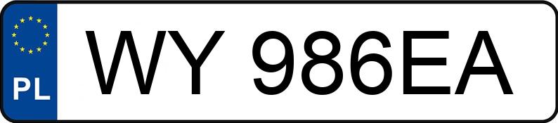 Numer rejestracyjny WY 986EA posiada BMW 730D - WY986EA Numer rejestracyjny WY 986EA posiada BMW 730D - WY986EA