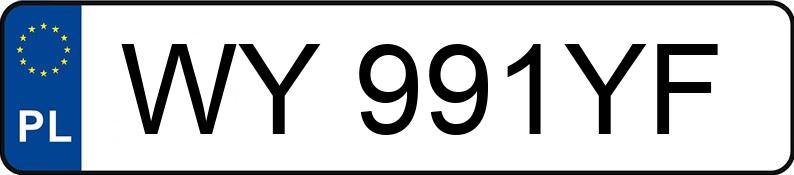 Numer rejestracyjny WY 991YF posiada IVECO/ROMCAR 50C/35 IS52CI2AA/N - WY991YF