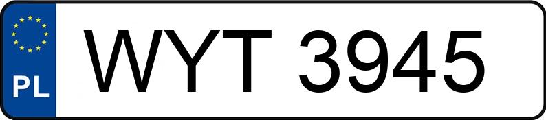Numer rejestracyjny WYT 3945 posiada ZASTAVA 1100 - WYT3945