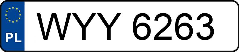 Numer rejestracyjny WYY 6263 posiada SKODA FELICIA - WYY6263 Numer rejestracyjny WYY 6263 posiada SKODA FELICIA - WYY6263