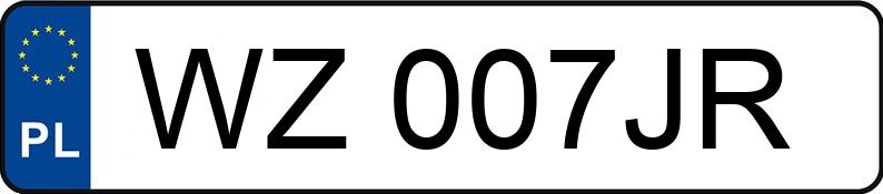 Numer rejestracyjny WZ 007JR posiada BMW X7 XDRIVE40D G7X - WZ007JR Numer rejestracyjny WZ 007JR posiada BMW X7 XDRIVE40D G7X - WZ007JR