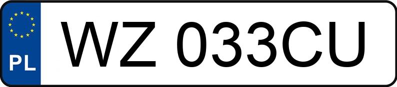 Numer rejestracyjny WZ 033CU posiada LAND ROVER RANGE ROVER SPORT - WZ033CU