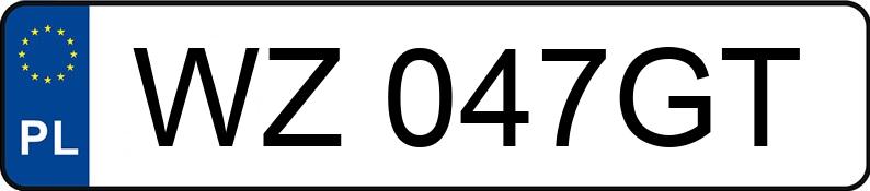 Numer rejestracyjny WZ 047GT posiada SKODA Octavia IV 2.0 TDI MR`20 E6d Ambition - WZ047GT